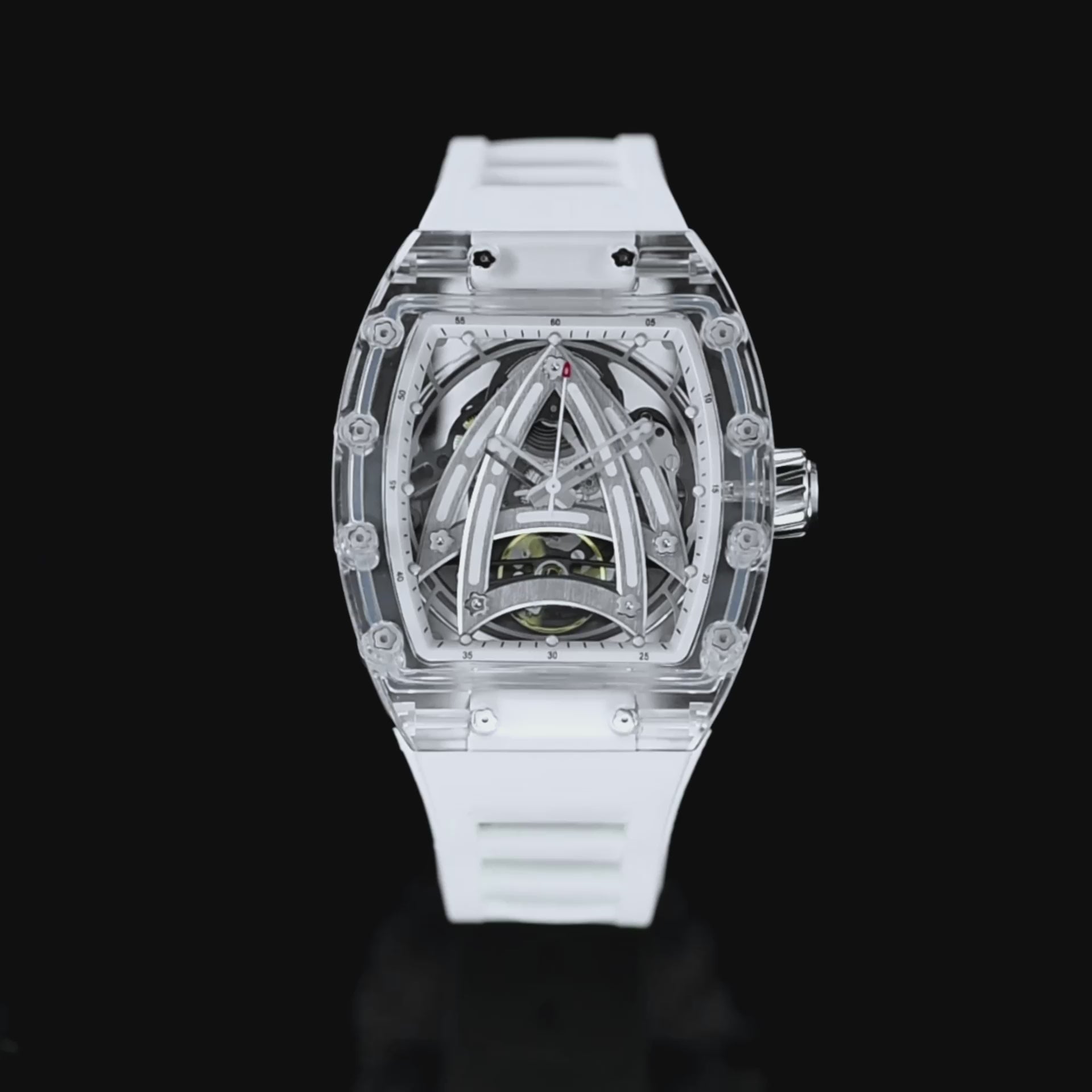 PINDU P6657 Sailing Series Automatic Mechanical Watch – Skeleton Dial