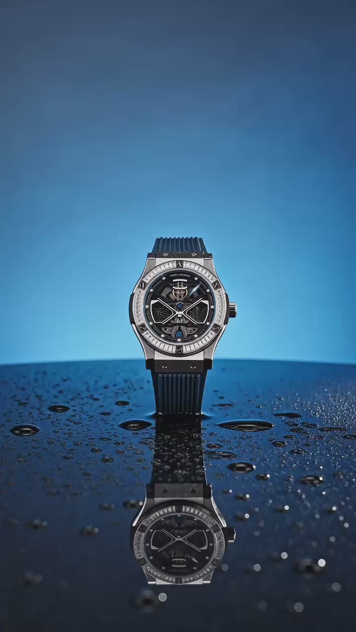PINDU P6537 Men's Automatic Moonphase Watch