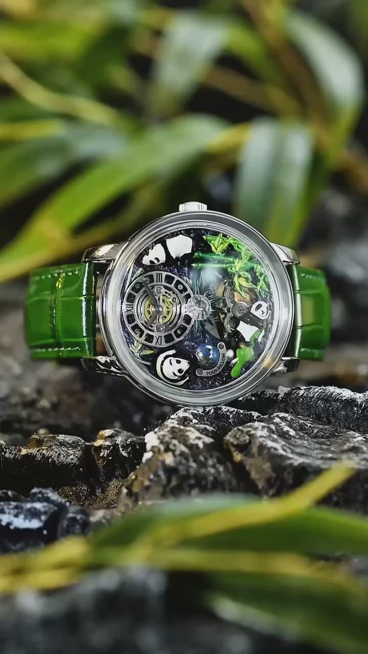 PINDU P6631 Panda Series Automatic NH35 Men's Watch